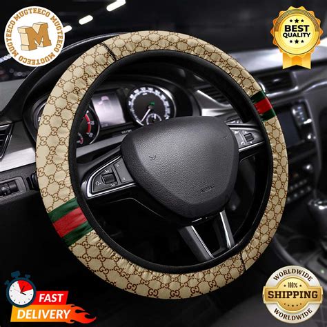 gucci steering wheel cover|custom Gucci steering wheel cover.